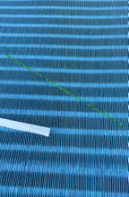 Pleated Filter Media 80%Cellulose&20%Polyester with Flame Retardant Properties, Blue Color