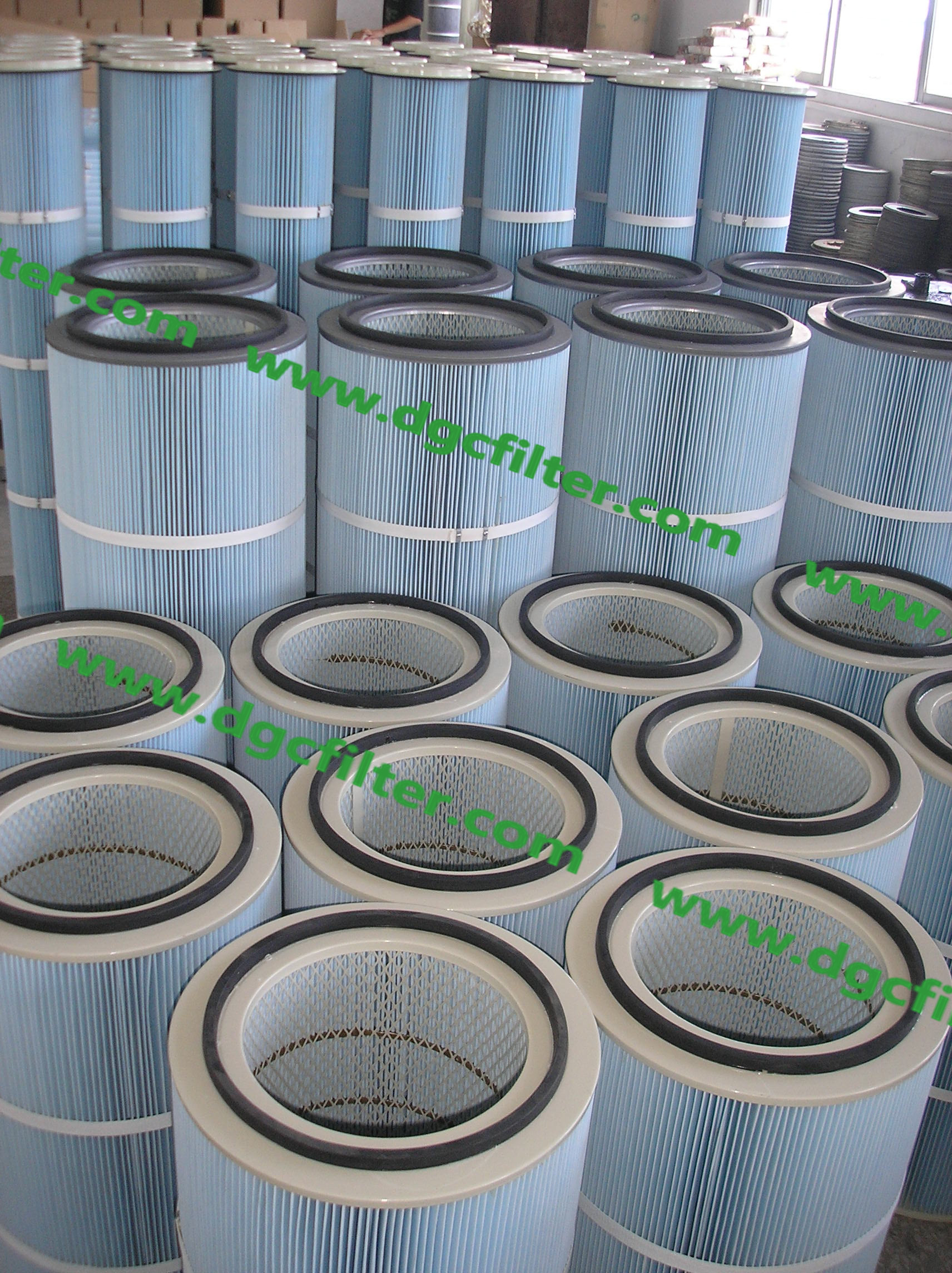 Cylindrical Filter Cartridges / Cylindrical Type Cartridge Filters / Cylindrical Pleated Filter Cartridges