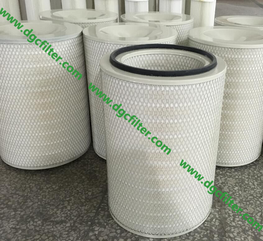 Polyester/Cellulose Cylindrical Pleated Filter Cartridges / Polyester/Cellulose Pleated Type - Cylindrical Cartridge Filters