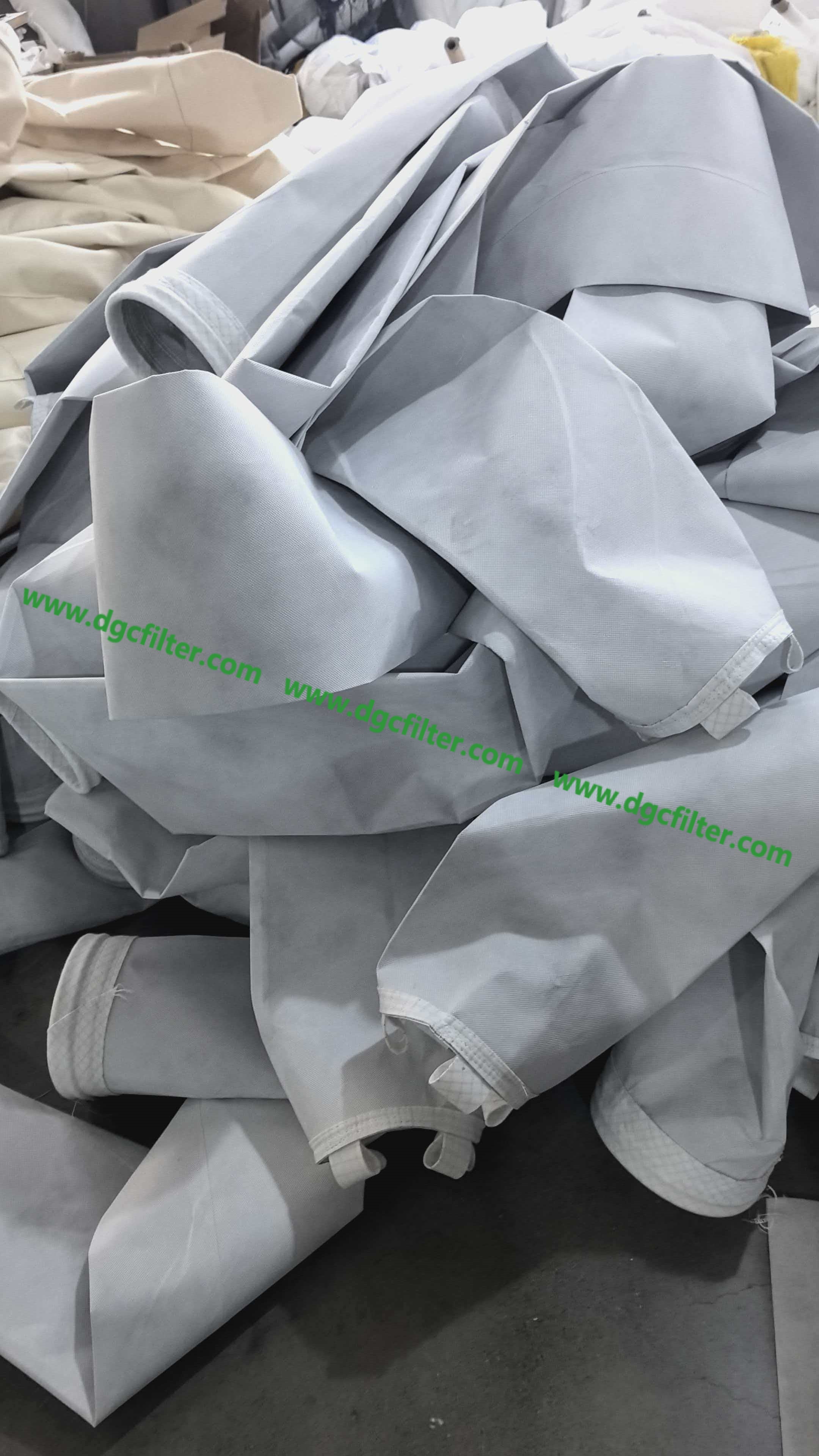 Custom-made Anti-static Filter Bags for Baghouse Dust Filtration