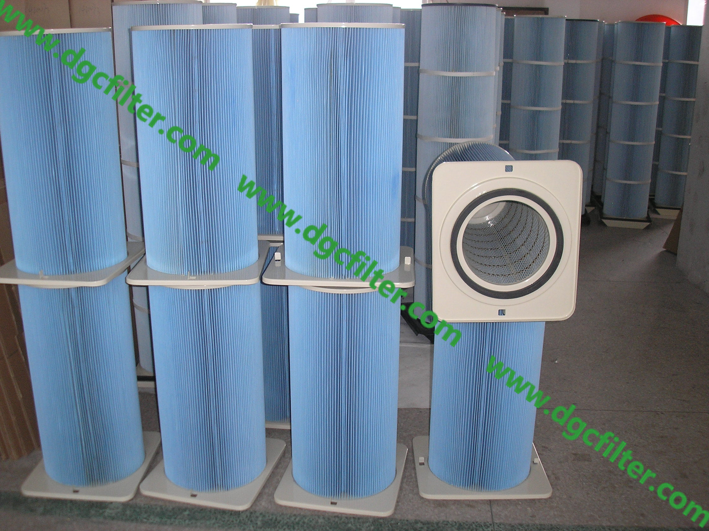 Square Flange Type Filter Cartridges / Square Flange Top Installation/Top-Mounted Cartridge Filters