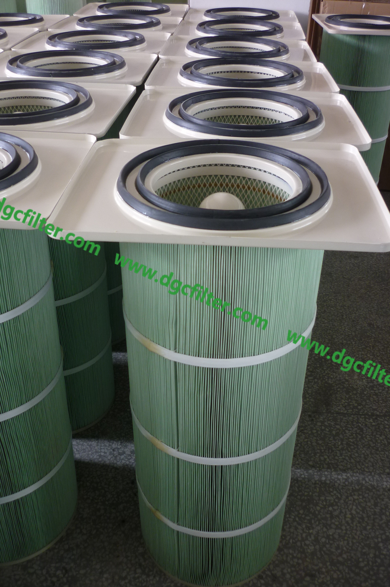 Replacement Camfil Farr HemiPleat Gold Cone Filter Cartridges / Gold Series Filter Cartridges for Camfil Dust Collectors 