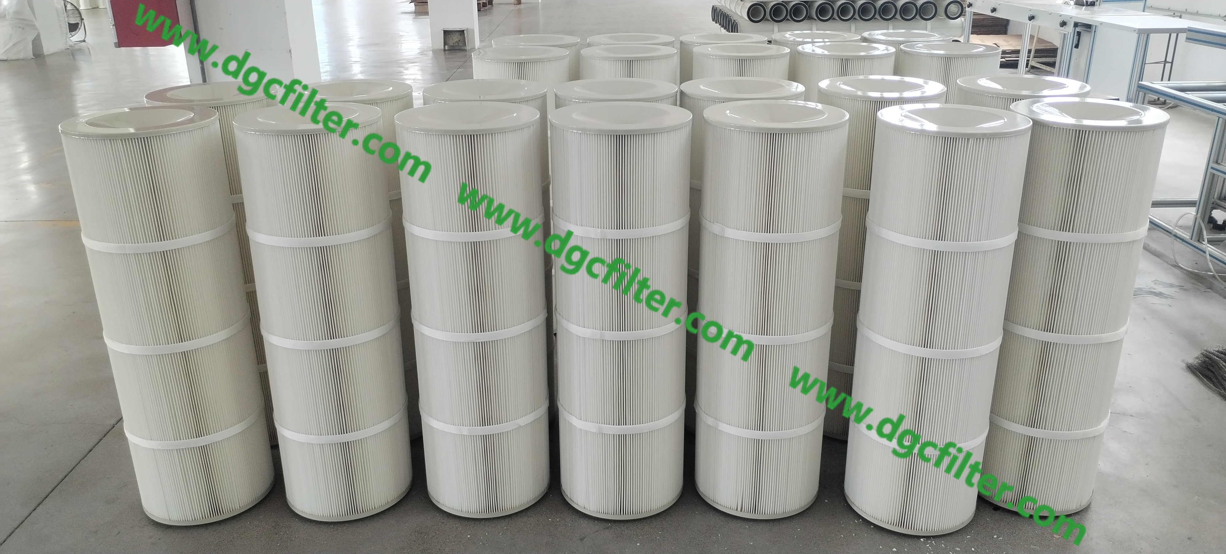 Polyester Pleated Filter Cartridge / Polyester Pleated Type - Cartridge Filters