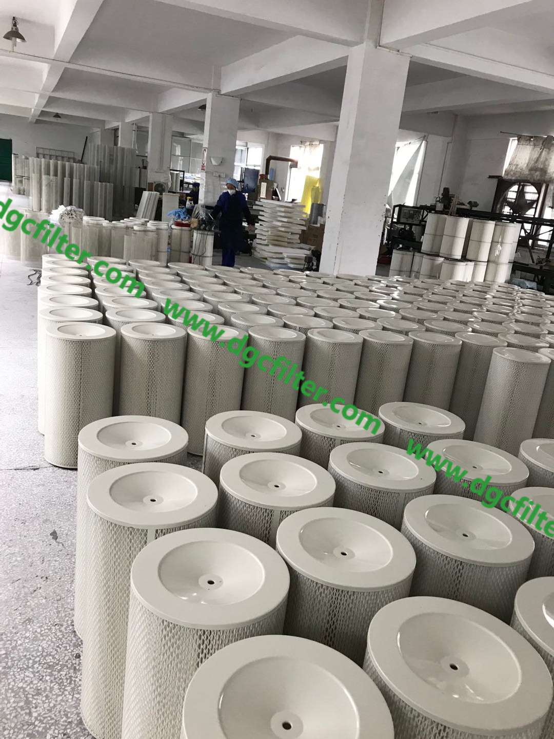 Polyester/Cellulose Cylindrical Pleated Filter Cartridges / Polyester/Cellulose Pleated Type - Cylindrical Cartridge Filters